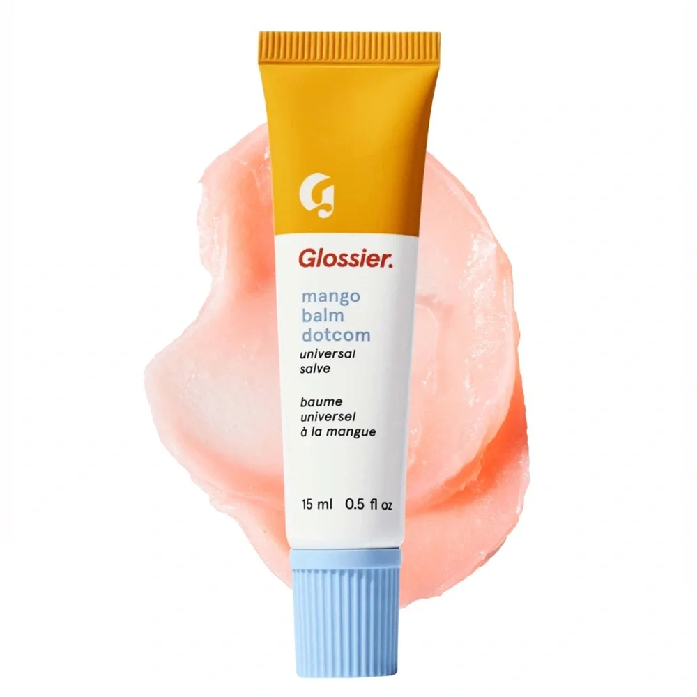Glossier🎀 Mango Dotcom Lip Balm Universal Skin Salve NWOB - Picture 2 of 6